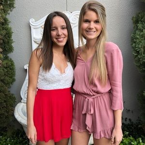 Charlotte Russe Pink Romper/Dress